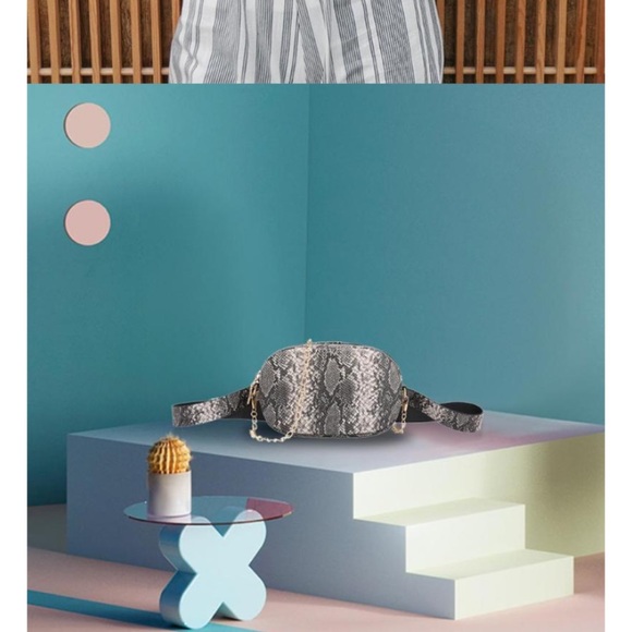 Snake Chain Shoulder Waist Bags Fanny Belt Packs - Picture 5 of 7